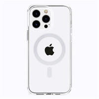 כיסוי קשיח לאייפון 16 פרו שקוף תומך Grip MagSafe