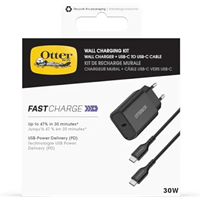 מטען מהיר 30W USB-C עם כבל טעינה 1 מטר OtterBox יבואן רשמי