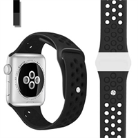 רצועת ספורט לשעון אפל Apple Watch 44/45/46/49 - צבע שחור