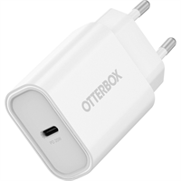 מטען קיר 20W USB-C טעינה מהירה OtterBox יבואן רשמי צבע לבן