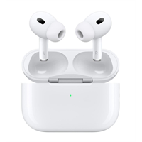 אוזניות אלחוטיות אפל איירפודס פרו Apple AirPods pro 2 (2nd Generation)  תומך Magsafe חיבור USB-C מקורי יבואן רשמי
